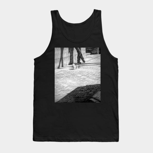 Busker in Black and White. Tank Top by CanadianWild418